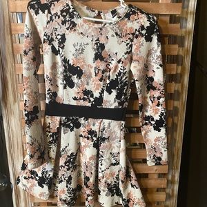 Long sleeve mini dress